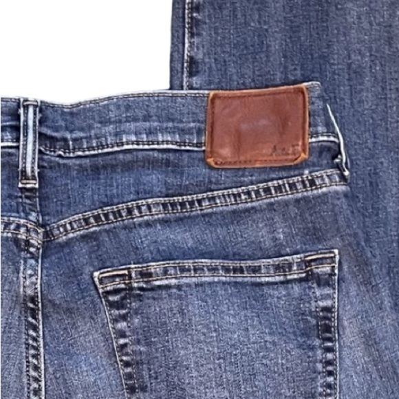 Abercrombie & Fitch Kennan Straight Leg Blue Denim Stretch Jeans Size 31/32 - Picture 8 of 8